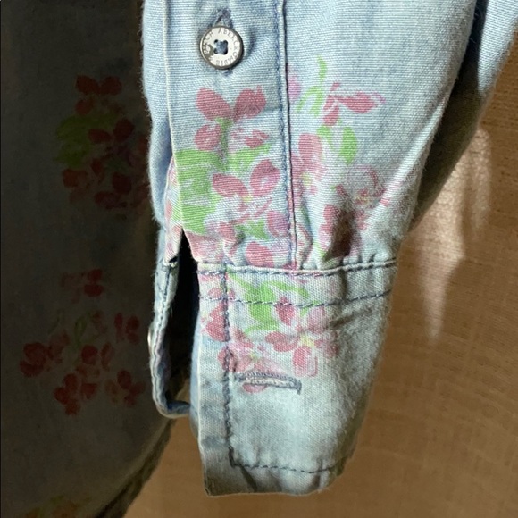 Abercrombie and Fitch Floral Long Sleeve Top - Picture 7 of 8